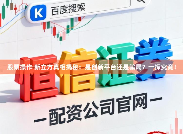 股票操作 新立方真相揭秘：是创新平台还是骗局？一探究竟！