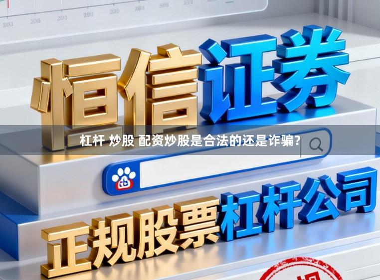 杠杆 炒股 配资炒股是合法的还是诈骗？